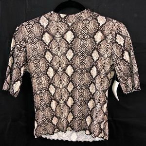 Snake skin shirt